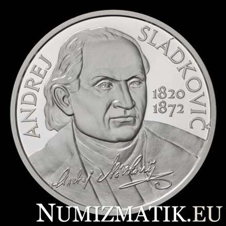 10 EURO/2020 - Andrej Sládkovič - 200. výročie narodenia