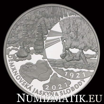 20 EURO/2021 - 100th anniversary of the discovery of the Demänovská Cave of Liberty