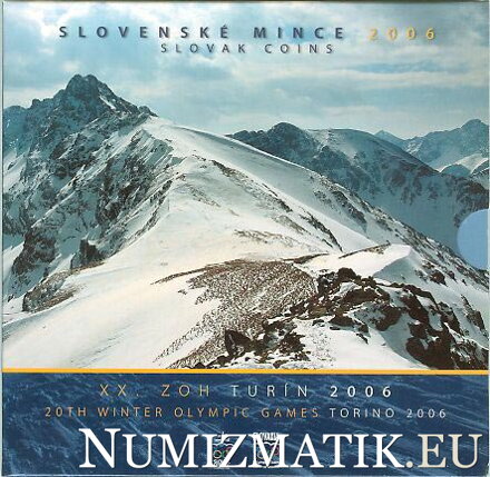 Sada mincí Slovenskej republiky 2006 - XX. ZOH Turín PROOF
