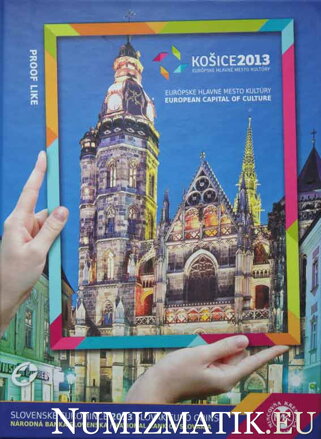 Sada mincí Slovenskej republiky 2013 - Košice, Európske hlavné mesto kultúry Proof Like 