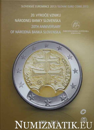 Sada mincí Slovenskej republiky 2013 - NBS - 20. výročie vzniku - BK