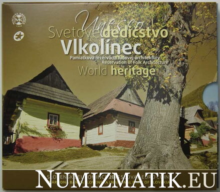 Sada mincí Slovenskej republiky 2015 - Vlkolínec, svetové dedičstvo UNESCO