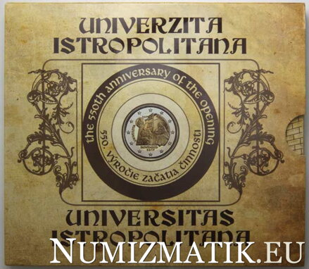 Sada mincí Slovenskej republiky 2017 - Univerzita Istropolitana - 550. výročie vzniku