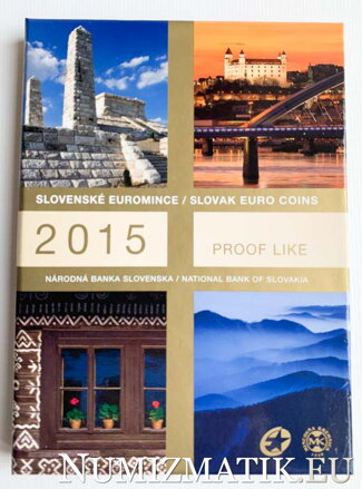  Sada mincí Slovenskej republiky 2015 - Slovenské euromince Proof Like