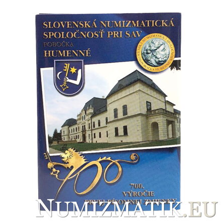 Sada mincí Slovenskej repuliky 2017 - SNS pobočka Humenné - 700. výročie prvej písomnej zmienky