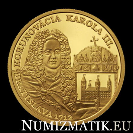 100 Euro/2012 - Karol III. – 300. výročie korunovácie v Bratislave
