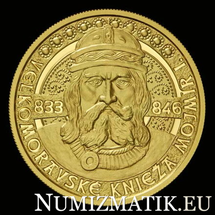 100 Euro/2019 - Mojmír I, ruler of Great Moravia