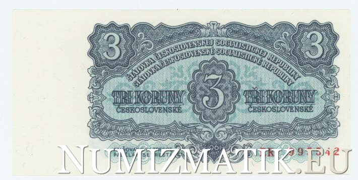 3 Kčs/1961 séria ER