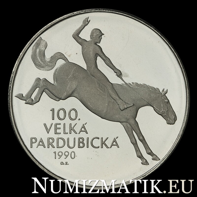 Velká Pardubická - 100. výročie vzniku, 3 tombakové medailičky