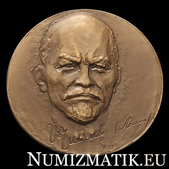 V. I. Lenin - tombac medal - J. Kulich