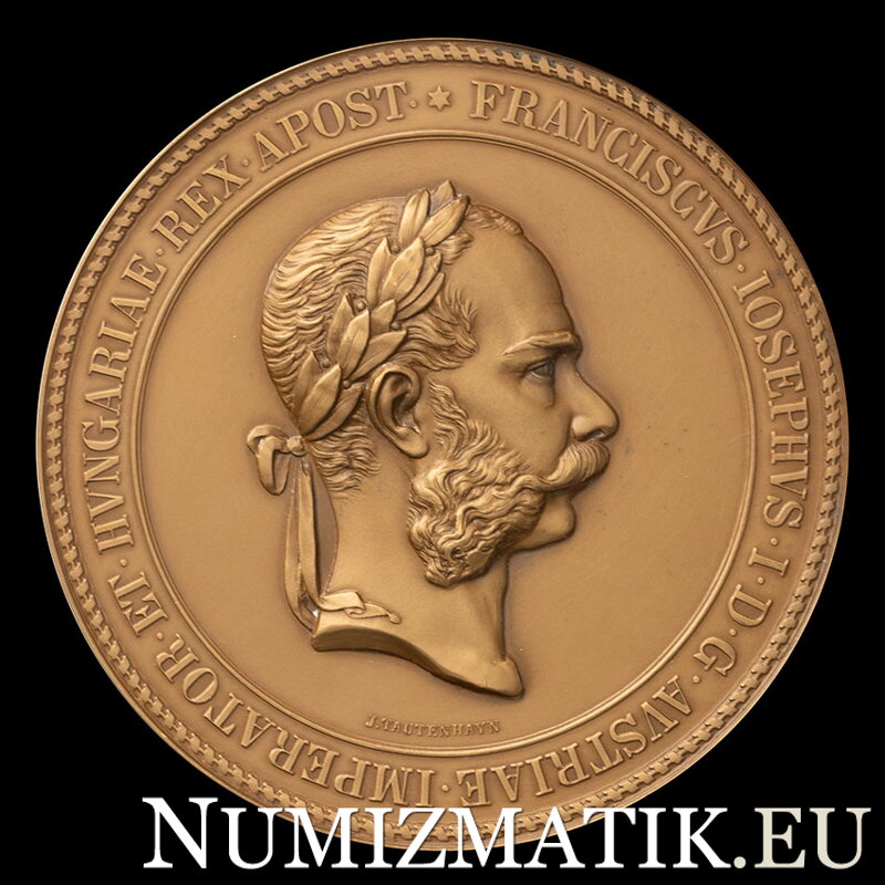 František Jozef I. - Návšteva Egypta, otvorenie Suezskeho prieplavu 1869 - AE medaila HMA