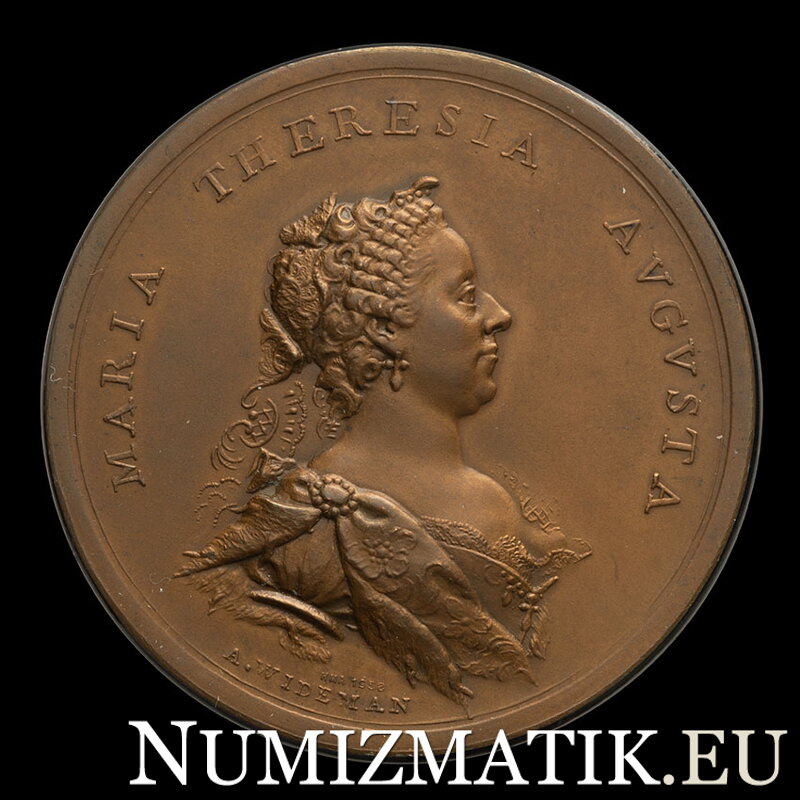 Mária Terézia - Korunovácia v Bratislave - AE medaila 1741/1958 HMA