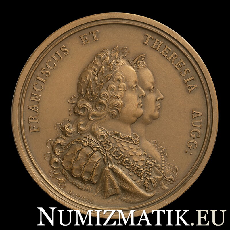 Maria Theresia - Victory over the Prussians near Kolin - AE medal 1757/1958 HMA