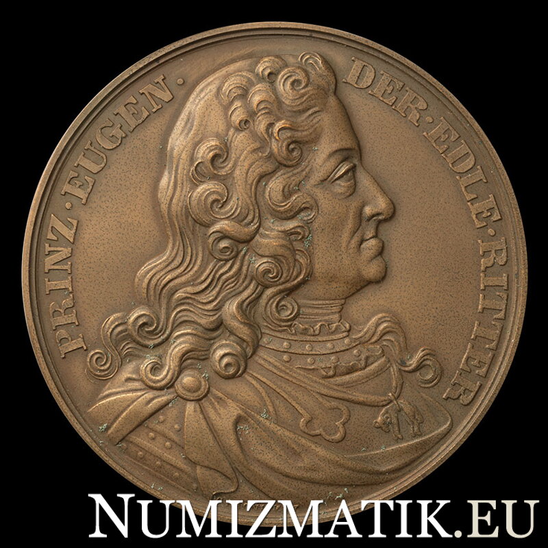 Princ Eugen Savoyský - Odhalenie pomníka - AE medaila 1865/1914 HMA