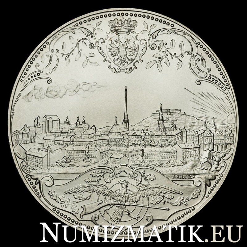 IV. Rakúske spolkové strelby Brno-Brünn 1892 - strieborná replika