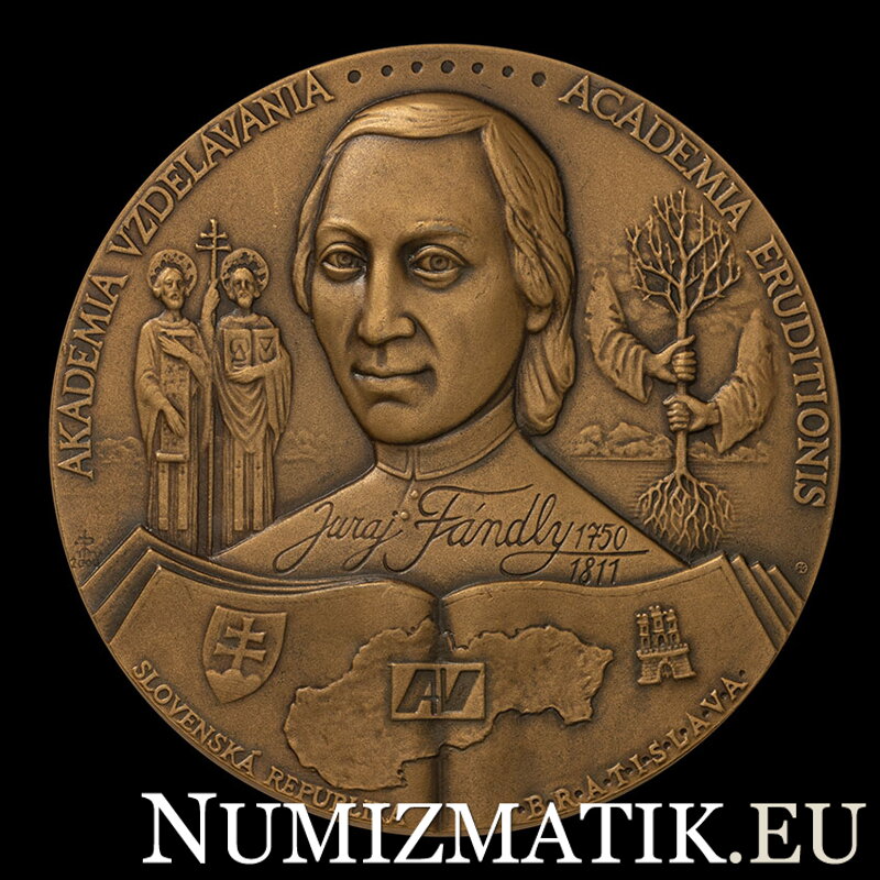 Juraj Fándly, Academy of Education Bratislava - AE medal - M. Polonský
