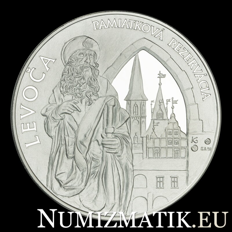 Levoča, pamiatková rezervácia - nerealizované motívy 20 € - K. Ličko EA 10