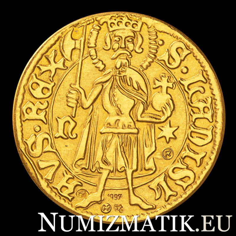 Vladislav I. Jagelovský - replika zlatého dukátu - M. Kožuch