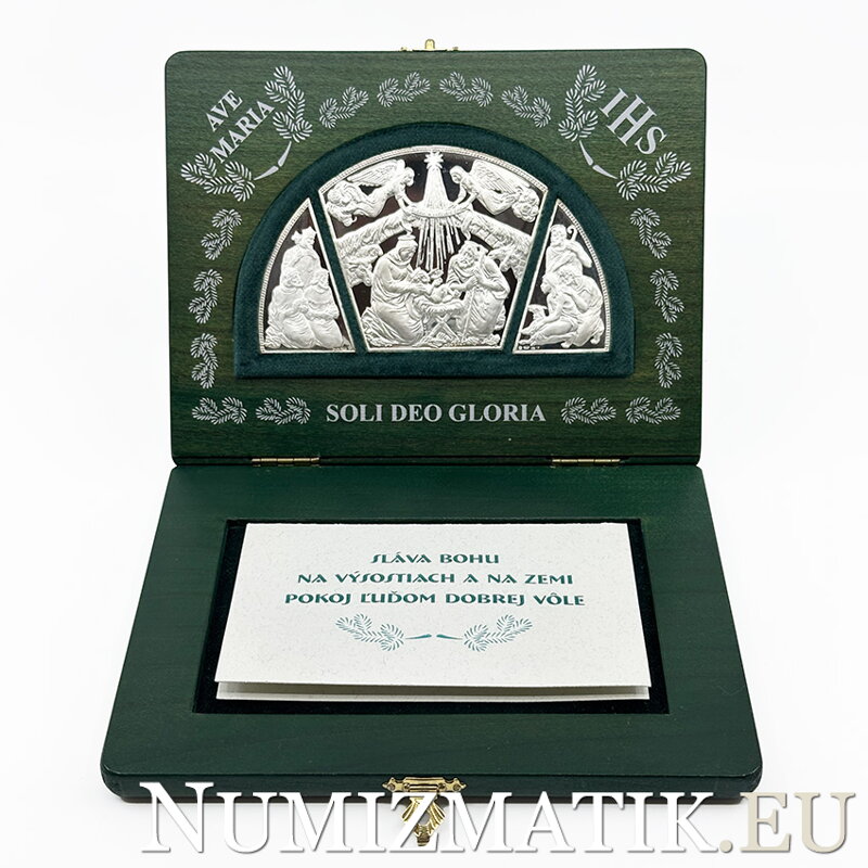 Betlehem - strieborné plakety - Š. Novotný