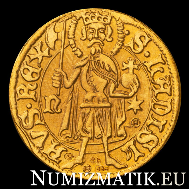 Wladislav - replika zlatého dukátu - D. Zobek