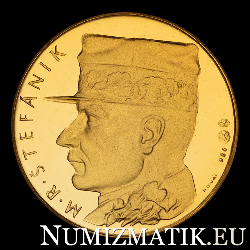 M. R. Štefánik - gold medal - M. Ronai