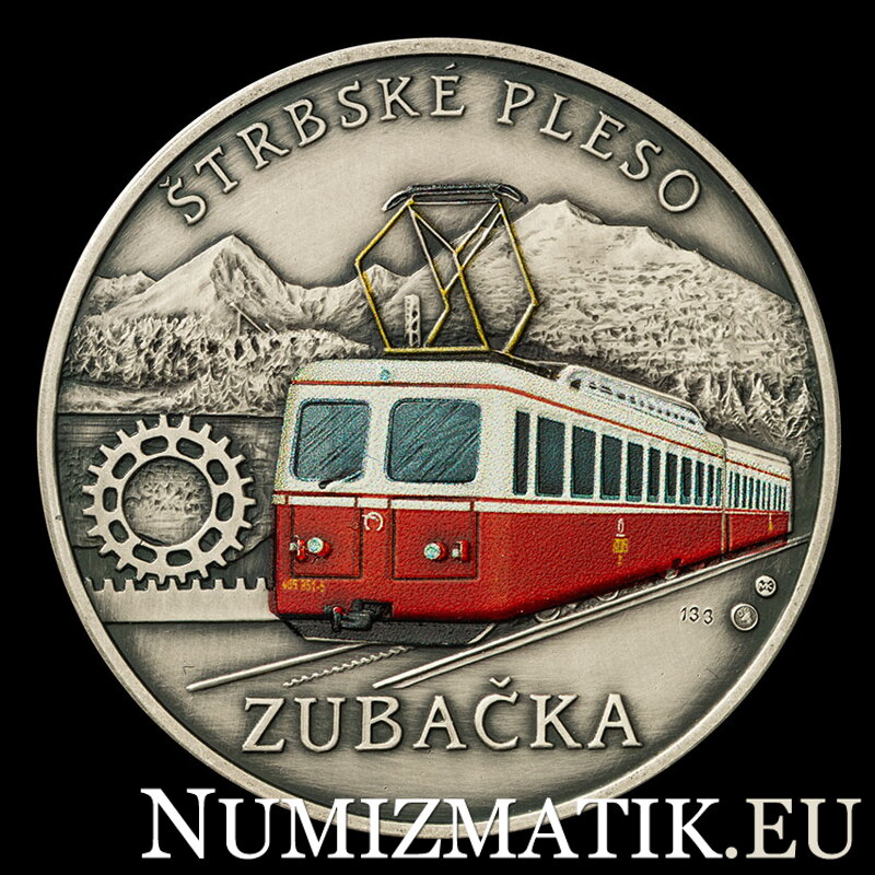 Zubačka Štrbské pleso, technical monuments in Slovakia - silver medal - Mgr. art. R. Lugár