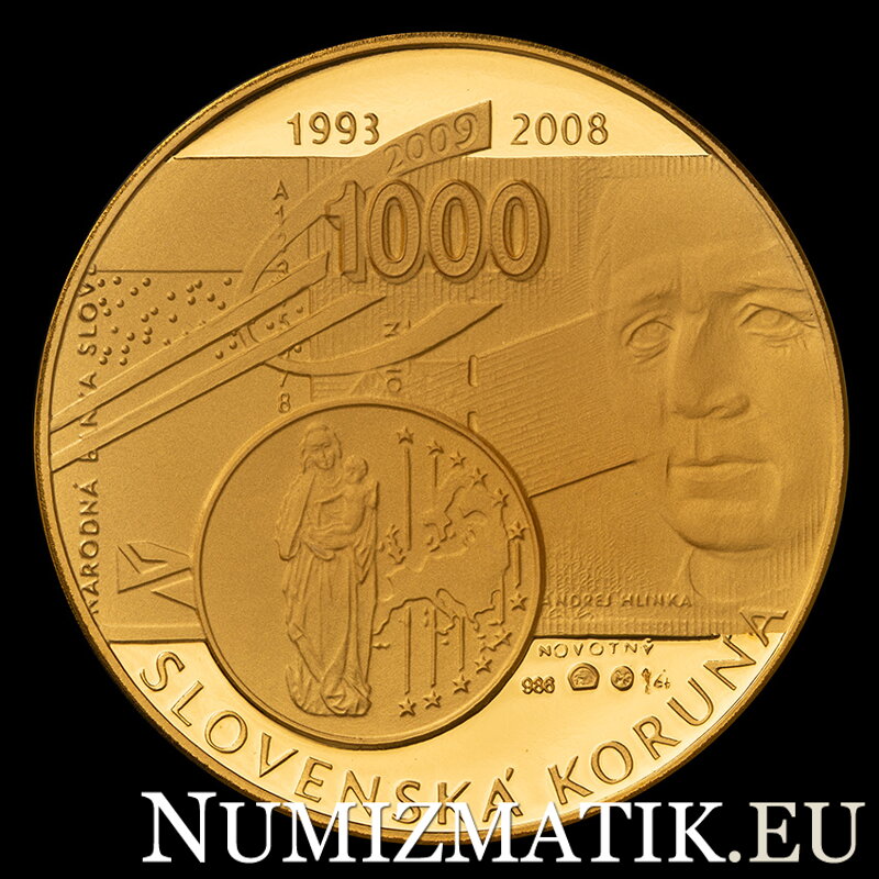 Od Koruny k Euru - zlatá medaila - Š. Novotný