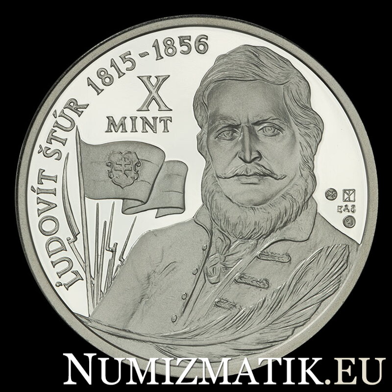 Ľudovít Štúr - 200th anniversary of birth - unrealized motifs from the competition for a 10 € silver collector coin