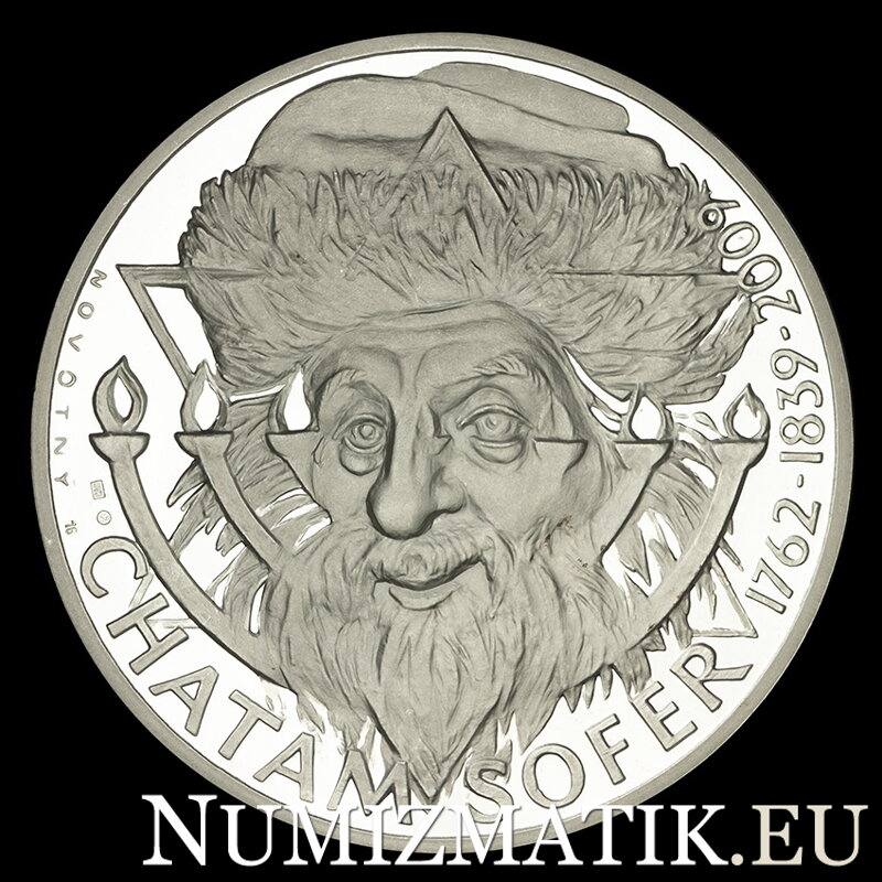 Chatam Sofer - 170th anniversary of death - silver medal - Š. Novotný