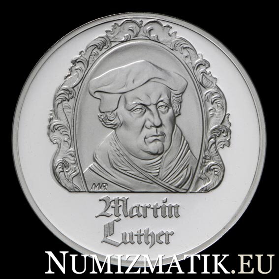 Martin Luther - 500. výročie reformácie, strieborná medaila