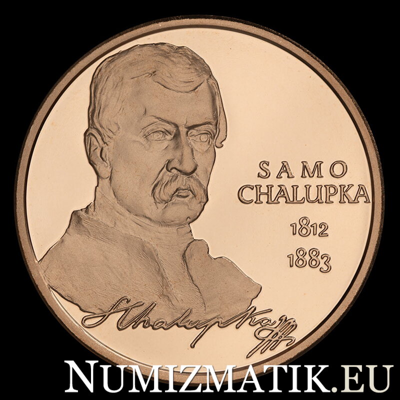 Samo Chalupka - Štúrovci - strieborná medaila - Mgr. art. Martin Sabol