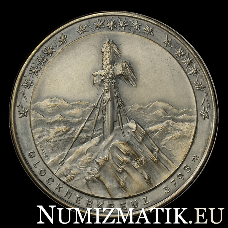 Austria - Grossglockner, Hochalpenstrasse - screw medal with photos