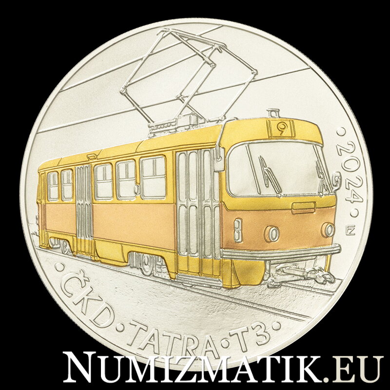 500 Kč/2024 - Električka ČKD Tatra T3 - BK