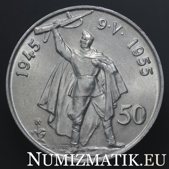 50 Kčs/1955 - Oslobodenie Československa - 10. výročie