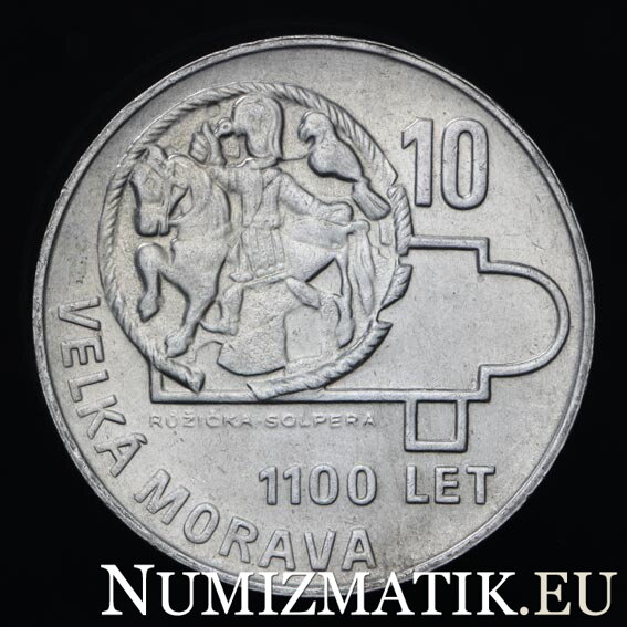 10 Kčs/1966 - Veľká Morava - 1100. výročie 