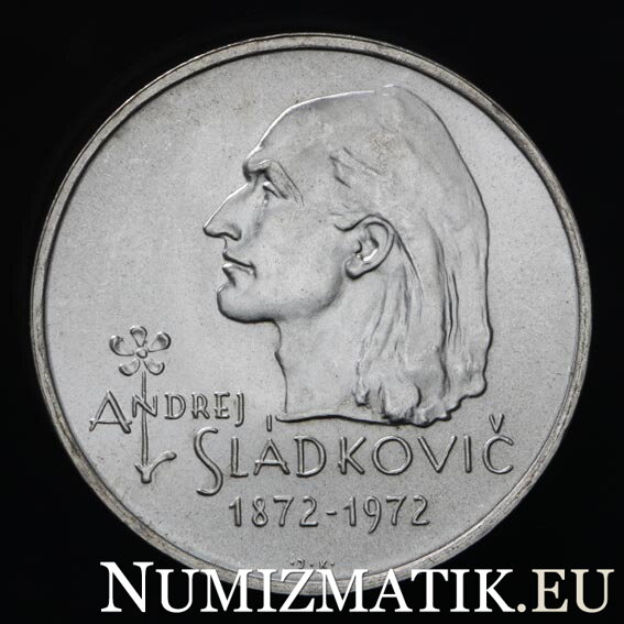 20 Kčs/1972 - Andrej Sládkovič - 100th anniversary of the death