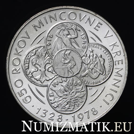 50 Kčs/1978 - 650th anniversary of the Mint in Kremnica