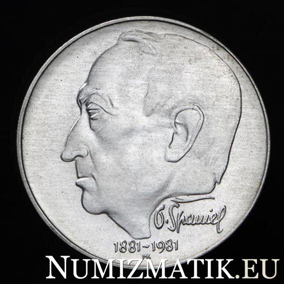 100 Kčs/1981 - Otakar Španiel - 100. výročie narodenia