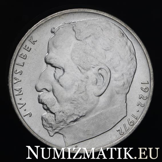 50 Kčs/1972 - J. V. Myslbek - 50. výročie úmrtia