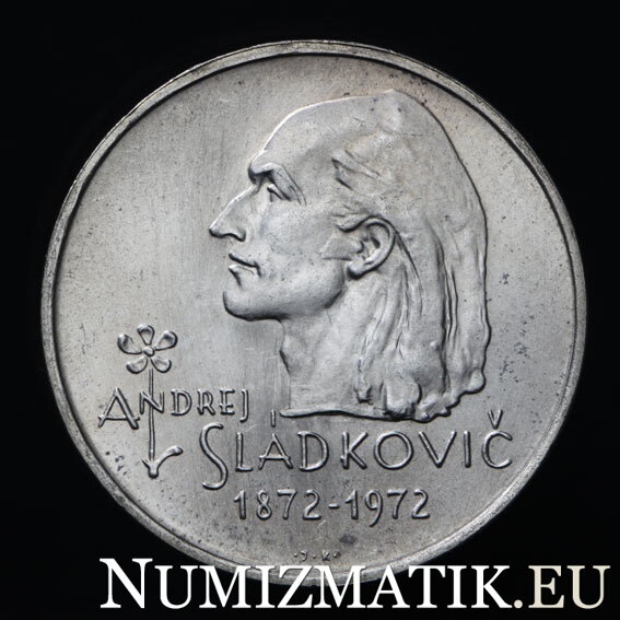 20 Kčs/1972 - Andrej Sládkovič - 100. výročie úmrtia
