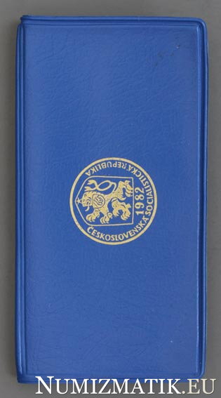 Sada obehových mincí ČSSR 1982 - "Modrý obal"