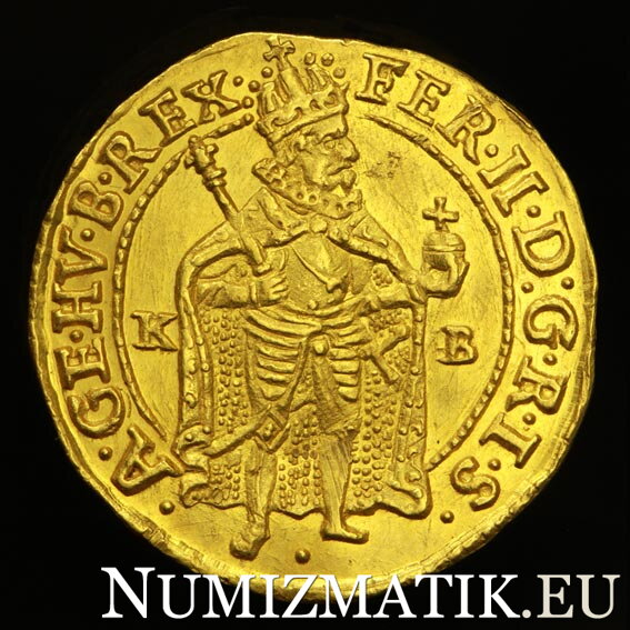 FERDINAND II. - dukát 1637 KB