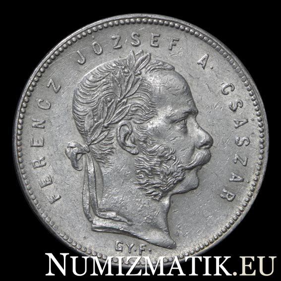 František Jozef I. - 1 Forint 1868 GY.F.