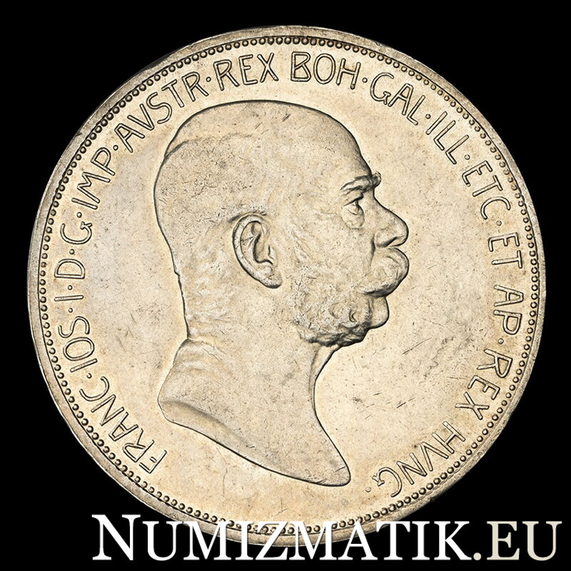 František Jozef I. - 5 Koruna 1908 bz jubilejná