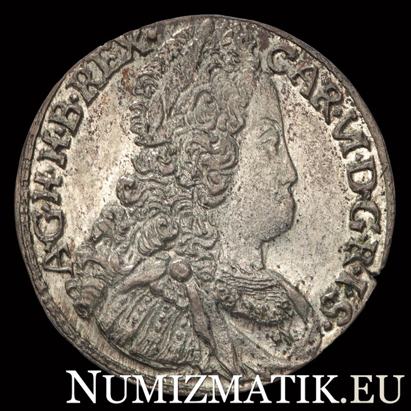 Karol VI. - 3 grajciar (groš) 1728 Hall