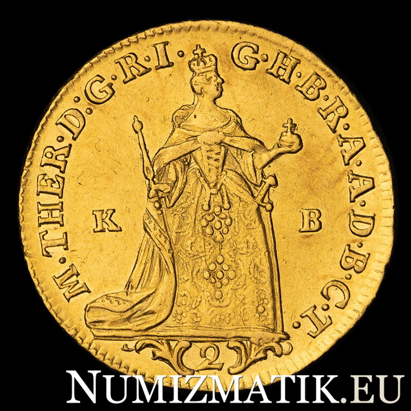 Mária Terézia - 2 dukát 1765 KB