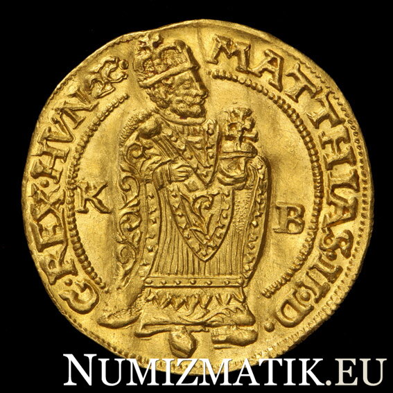 Matej II. - kremnický dukát 1609 K-B