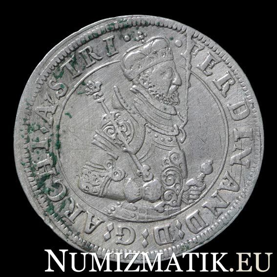 Arcivojvoda Ferdinand (1564-1595) - toliar bez letopočtu Hall