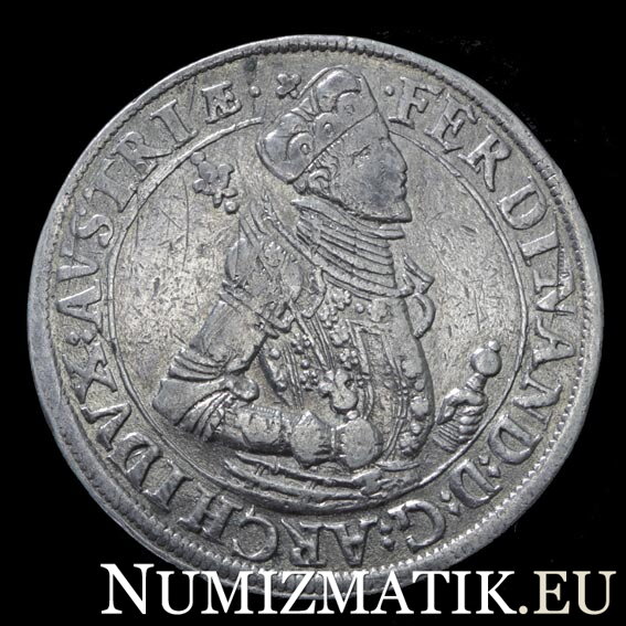 Arcivojvoda Ferdinand (1564-1595) - toliar bez letopočtu Hall