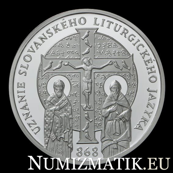 10 EURO/2018 - Uznanie slovanského liturgického jazyka - 1150. výročie